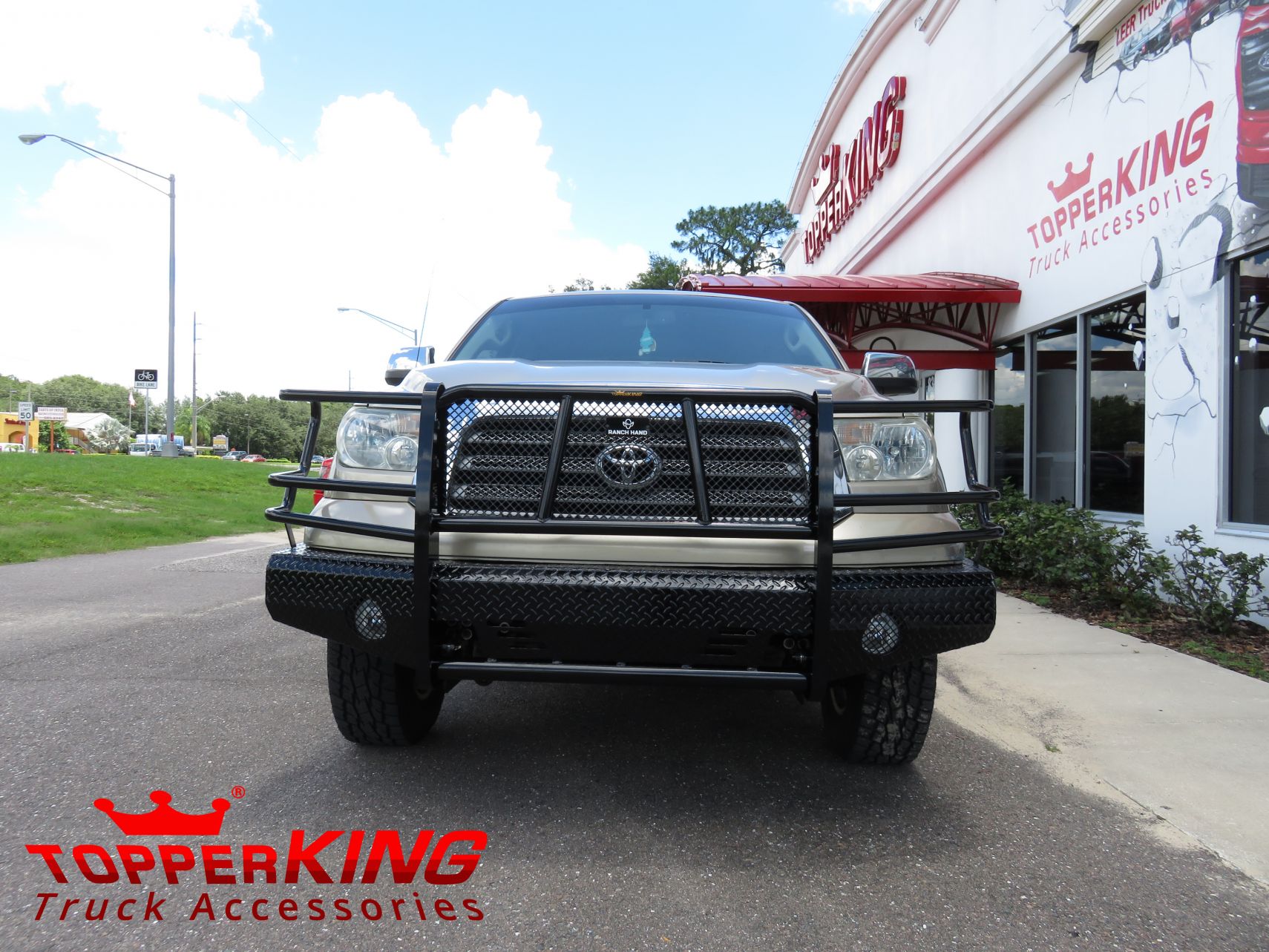 Toyota Tundra RanchHand Bumper and Chrome - TopperKING : TopperKING