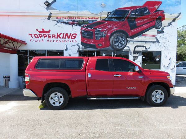 Toyota Tundra Leer 100xr With Nerf Bars Topperking Topperking Providing All Of Tampa Bay 3596