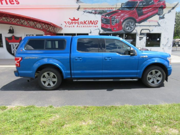 2022 blue Ford F150 with a LEER 100XR - TopperKING : TopperKING ...